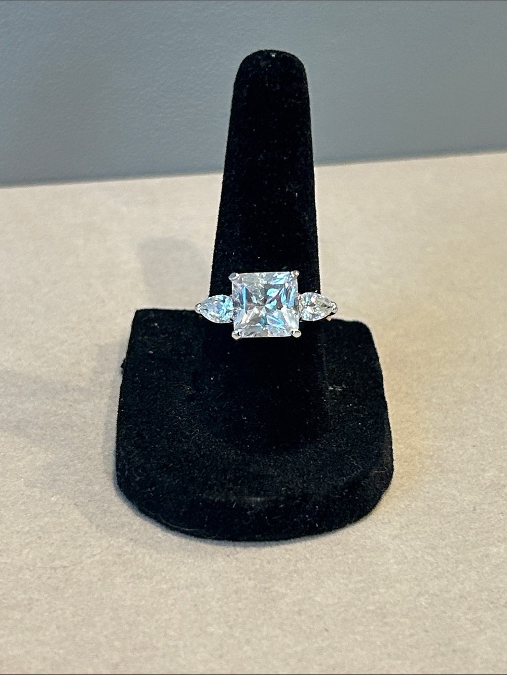 Gold Solitaire Three-Stone Ring